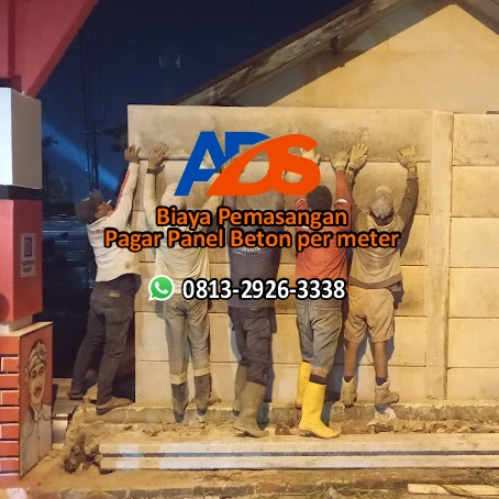 Biaya Pemasangan Pagar Panel Beton per meter