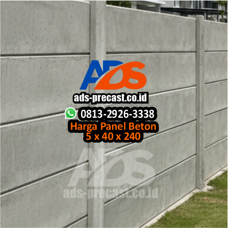 Harga Panel Beton pracetak 5x40x240